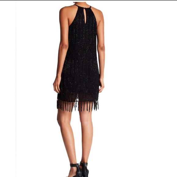 NWT. Joie black beaded Sanibel dress - Picture 3 of 11